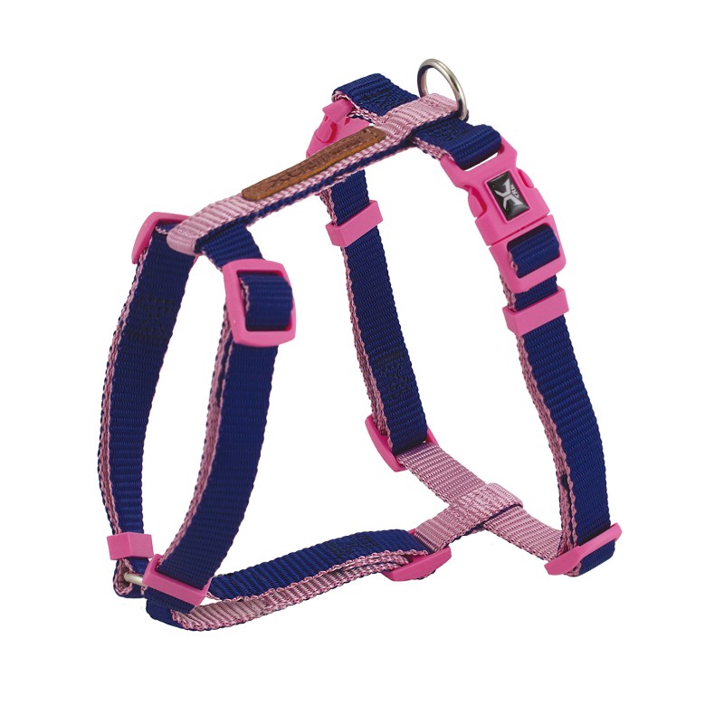 Arnés X-TRM Doble (Azul/Rosa) 1cmx25-40cm