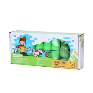 Juego de recipiente y bolsas de basura biodegradables 30UNIDADES