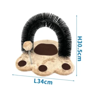 Rascador para gatos con forma de pata