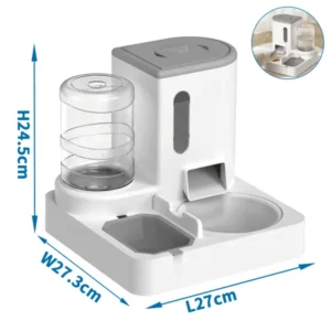 Dispensador de comida para mascotas 2 en 1