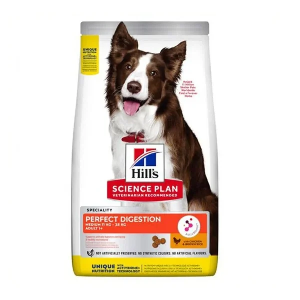 Hill's Science Plan Perfect Digestion Adult Medium Pollo pienso para perros 2,5kg