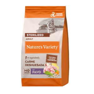 Nature's Variety No Grain Adult Sterilized Pavo pienso para gatos 7kg