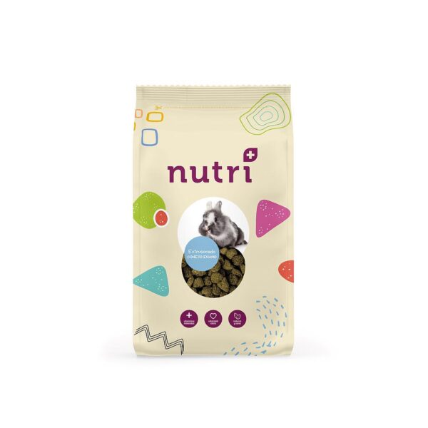 NUTRI+ ROEDORES EXTRUSIONADO CONEJO ENANO  600gr