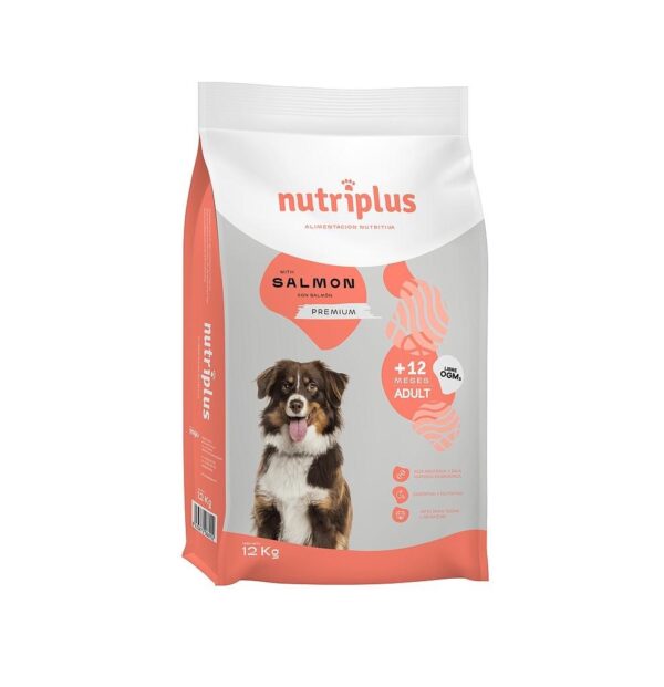 NUTRIPLUS PERROS ADULTO SALMON  12kg