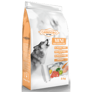 CARNIVORO Complet Mini 6 Kg Pienso Perros Adultos de Raza Pequeña con Pollo fresco y arroz integral