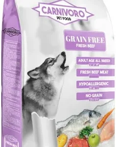 Carnivoro Grain Free Beef Pienso para Perros Sin Cereales con Ternera 12kg