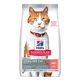 Hill's Science Plan Sterilised Adult Salmón pienso para gatos 1,5kg