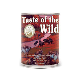 Taste of the Wild Southwest Canyon buey con jabalí y cordero lata para perros  390GR