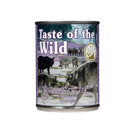 Taste of the Wild Sierra Mountain lata para perros 390GR