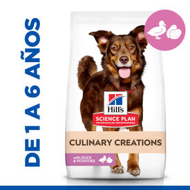 Hill's Science Plan Culinary Creations Pato y Patata pienso para perros medianos 2,5kg
