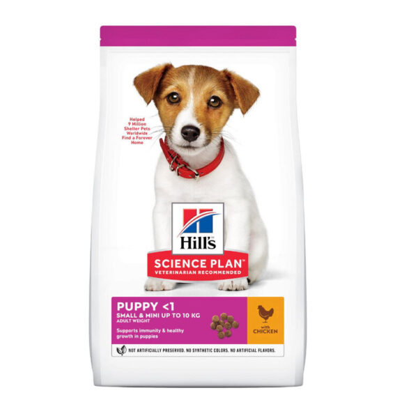 Hill's Science Plan Puppy Small y Mini Pollo Pienso para cachorros  1,5kg