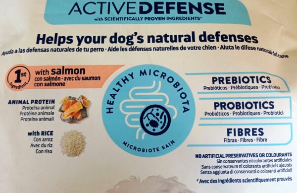 Advance Active Defense Mini Sensitive Salmón y Arroz pienso para perros 3kg - Imagen 3