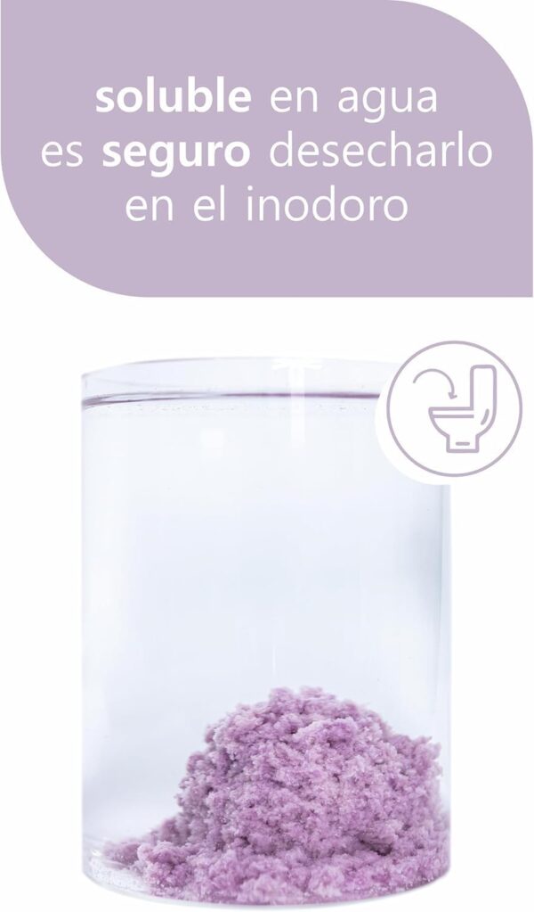 HAPPY MEOW ARENA TOFU AGLOMERANTE PARA GATO Lavanda 2mm 6L - Imagen 3