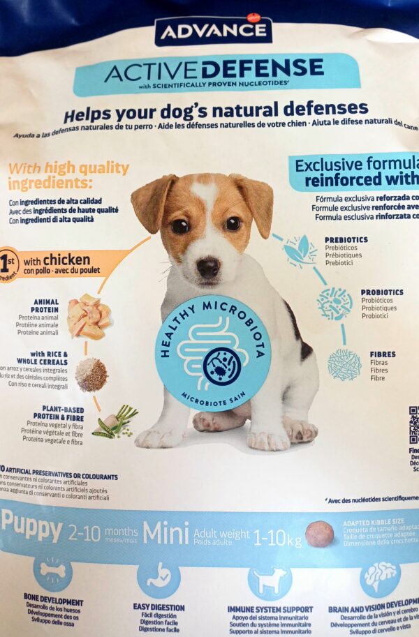 Advance Active D. Mini Puppy pienso para cachorritos - Imagen 4