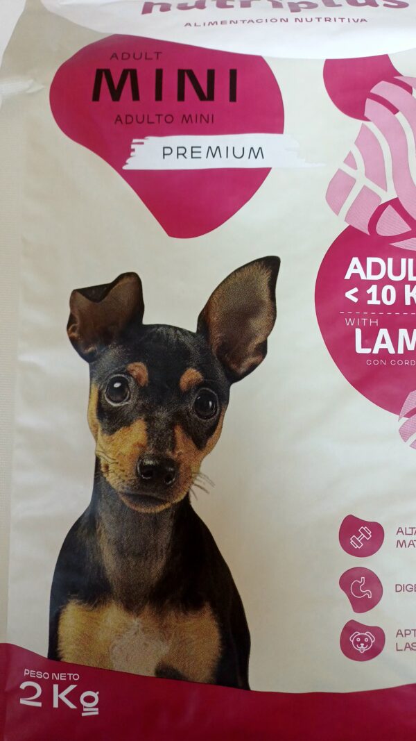 NUTRIPLUS PERROS ADULTO CORDERO MINI - Imagen 5