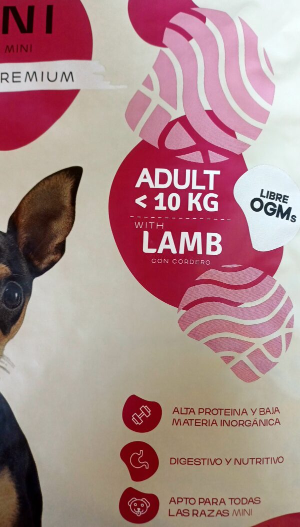 NUTRIPLUS PERROS ADULTO CORDERO MINI - Imagen 2