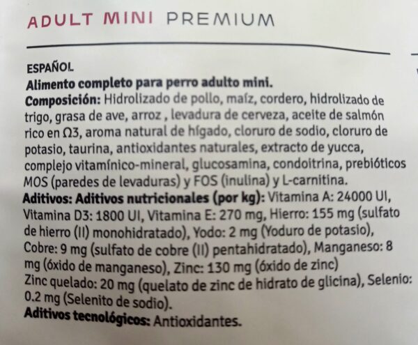 NUTRIPLUS PERROS ADULTO CORDERO MINI - Imagen 4