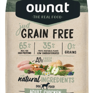 OWNAT JUST GRAIN FREE  ADULT CHICKEN 3KG