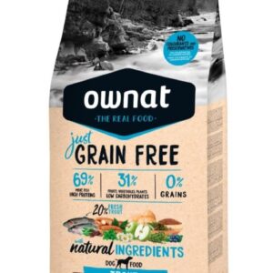 OWNAT GRAIN FREE JUST TRUCHA 3KG
